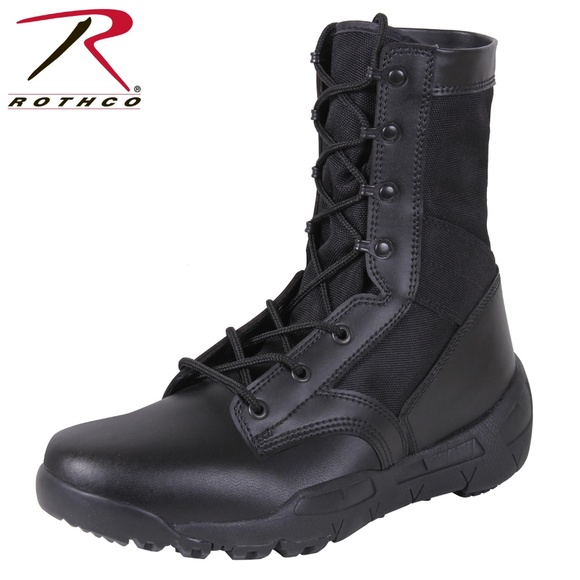 lightweight black boots